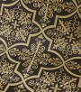 Papel de Parede Colonial Grade - Importado Lavável - Coleção Lord II (Marrom Escuro/ Bege)