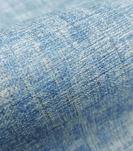 PÁG. 03 - Papel de Parede Efeito Manchado Azul - Coleção Unique - Vinílico Importado