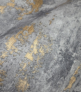 PÁG. 06 - Papel de Parede Efeito Manchado Cinza Azulado Brilho - Coleção Summer - Vinílico Importado