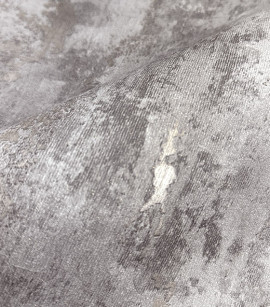 PÁG. 07 - Papel de Parede Efeito Manchado Cinza Brilho - Coleção Summer - Vinílico Importado