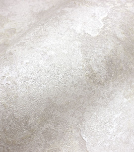 PÁG. 52 - Papel de Parede Efeito Manchado Bege Com Glitter - Coleção Criativo 3 - Vinílico Importado
