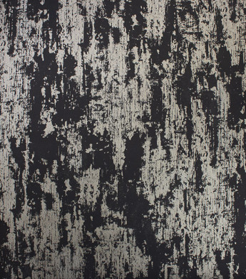 PÁG. 34 - Papel de Parede Efeito Manchado Preto e Champanhe Brilho - Coleção Entre Linhas - Vinílico Importado