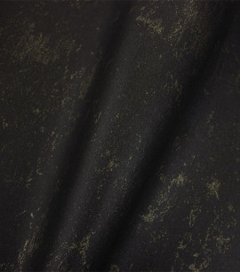 PÁG. 22 - Papel de Parede Efeito Manchado Preto e Dourado com Brilho - Coleção Seven - Vinílico Importado