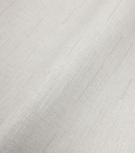PÁG. 32 - Papel de Parede Efeito Tecido Cinza Claro com Brilho - Coleção Metropolis 3 - Vinílico Importado