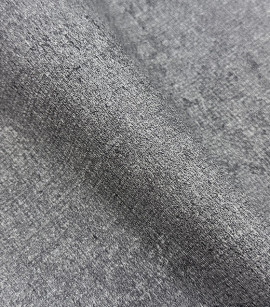 PÁG. 21 - Papel de Parede Efeito Tecido Cinza Médio Leve Brilho - Coleção Casa - Vinílico Importado