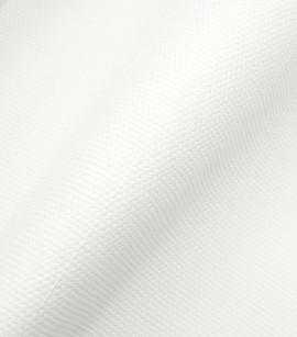 PÁG. 02 - Papel de Parede Efeito Tecido Off-White - Coleção Space IX - Vinílico Importado