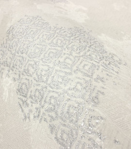 PÁG. 13 - Papel de Parede Efeito Textura Bege com Brilho Glitter - Coleção Metropolis 3 - Vinilico Importado