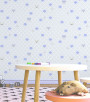PÁG. 09 - Papel de Parede Escamas e Bichinhos Tons de Azul - Coleção Mundo - Vinílico Importado