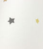 PÁG. 21 - Papel de Parede Estrelas Bege, Cinza e Brilho Dourado - Coleção Mundo - Vinílico Importado