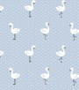 PÁG. 19 - Papel de Parede Infantil Flamingos Azul Leve Glitter - Coleção Fofura Baby - Vinílico Importado