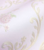 PÁG. 65 - Papel de Parede Floral Adamascado Rosa Claro com Brilho (Fundo Rosa) - Coleção Valence - Vinilizado Importado