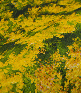 PÁG. 42 - Papel de Parede Floral Amarelo e Verde - Coleção Infinity G - Vinílico Importado