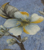 PÁG. 16 - Papel de Parede Floral Azul e Cinza com Brilho - Coleção Seven - Vinílico Importado