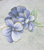 PÁG. 07 - Papel de Parede Floral Azul e Cinza com Brilho - Coleção Valence - Vinilico Importado