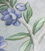 PÁG. 07 - Papel de Parede Floral Azul e Cinza com Brilho - Coleção Valence - Vinilico Importado