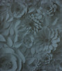 PÁG. 46 - Papel de Parede Floral Azul Leve Brilho - Coleção Infinity G - Vinílico Importado