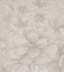 PÁG. 63/64 - Papel de Parede Floral e Arabesco Bege Acinzentado (Brilho e leve relevo) -Coleção Dolce Vita - Vinílico Lavável