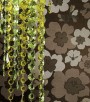 Papel de Parede Floral Tons de Marrom e Cinza Claro (Leve Brilho) - Coleção Italian Select (Colori Piú) - Vinílico Lavável