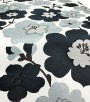 Papel de Parede Floral Tons de Cinza e Cru (Detalhes com Brilho) - Coleção Italian Select (Colori Piú) - Vinílico Lavável