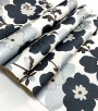 Papel de Parede Floral Tons de Cinza e Cru (Detalhes com Brilho) - Coleção Italian Select (Colori Piú) - Vinílico Lavável