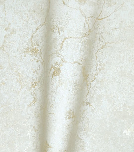 PÁG. 00 - Papel de Parede Floral Off-White Detalhes em Brilho - Coleção Verona 2 - Vinílico Importado