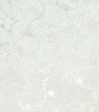 PÁG. 00 - Papel de Parede Floral Off-White Detalhes em Brilho - Coleção Verona 2 - Vinílico Importado