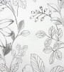 PÁG. 56 - Papel de Parede Floral Preto e Branco - Coleção Valence - Vinilizado Importado