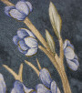 PÁG. 09 - Papel de Parede Floral Tons de Azul e Dourado com Brilho - Coleção Valence - Vinilico Importado