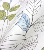 PÁG. 58 - Papel de Parede Floral Verde, Azul e Cinza - Coleção Valence - Vinilizado Importado