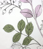 PÁG. 59 - Papel de Parede Floral Verde, Azul e Lilás - Coleção Valence - Vinilizado Importado