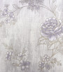 PÁG. 07 - Papel de Parede Flores Cinza Brilho - Coleção Casa - Vinílico Importado