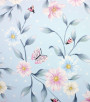 PÁG. 35 - Papel de Parede Flores e Borboletas Azul e Rosa - Coleção Bambine - Vinílico Importado