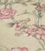 PÁG. 40 - Papel de Parede Flores e Pássaros Bege e Rosa - Coleção Infinity G - Vinílico Importado