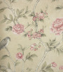 PÁG. 40 - Papel de Parede Flores e Pássaros Bege e Rosa - Coleção Infinity G - Vinílico Importado