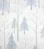 PÁG. 02 - Papel de Parede Floresta Azul e Cinza - Coleção Mundo - Vinílico Importado