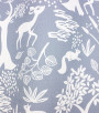 PÁG. 13 - Papel de Parede Floresta e Bichinhos Azul Acinzentado - Coleção Mundo - Vinílico Importado