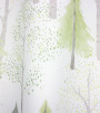 PÁG. 38 - Papel de Parede Floresta Verde e Cinza - Coleção Mundo - Vinílico Importado