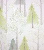 PÁG. 38 - Papel de Parede Floresta Verde e Cinza - Coleção Mundo - Vinílico Importado