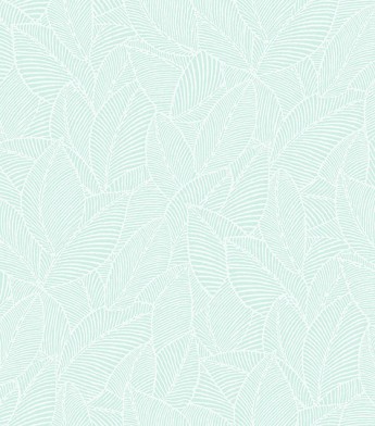 PÁG. 28 - Papel de Parede Folhagem Azul Claro (leve brilho) - Coleção Essencial - Vinílico