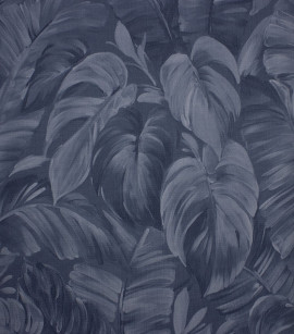 PÁG. 34 - Papel de Parede Folhagem Azul - Coleção Reno - Non-Woven Importado