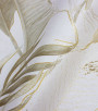 PÁG. 16 - Papel de Parede Folhagem Bege, Off-White e Dourado com Brilho - Coleção Valence - Vinilico Importado
