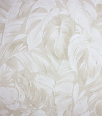 PÁG. 38 e 39 - Papel de Parede Folhagem Bege - Coleção Reno - Non-Woven Importado