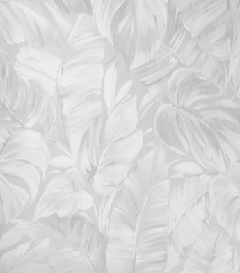 PÁG. 35 - Papel de Parede Folhagem Cinza Claro - Coleção Reno - Non-Woven Importado