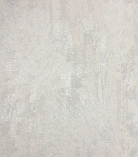 PÁG. 02 - Papel de Parede Folhagem Cinza e Prata com Brilho Glitter - Coleção Elegance 5 - Vinílico Importado