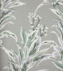PÁG. 10 - Papel de Parede Folhagem e Flores Verde e Bege - Coleção Refúgio Bobinex - Vinílico Importado