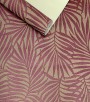 Papel de Parede Folhagem Marrom e Vinho - Coleção Italian Select (Sprint) - Vinílico Lavável