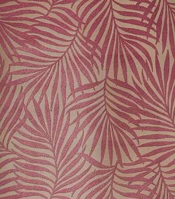 Papel de Parede Folhagem Marrom e Vinho - Coleção Italian Select (Sprint) - Vinílico Lavável