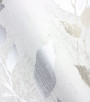 PÁG. 36 - Papel de Parede Folhagem Off-White, Prata e Champanhe Brilho - Coleção Entre Linhas - Vinílico Importado