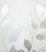 PÁG. 36 - Papel de Parede Folhagem Off-White, Prata e Champanhe Brilho - Coleção Entre Linhas - Vinílico Importado