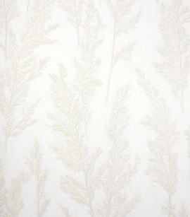 PÁG. 27 - Papel de Parede Folhagem Off-White Leve Brilho - Coleção Infinity G - Vinílico Importado